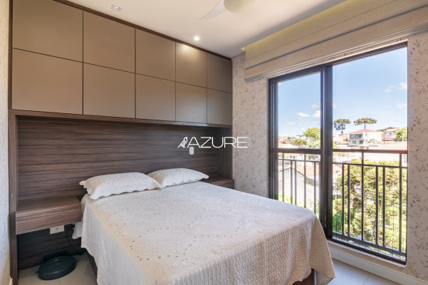 Apartamento porteira fechada, 2q, no Bacacheri