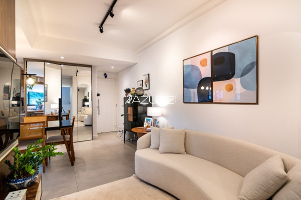 Apartamento semi mobiliado, 2quartos, no Bacacheri