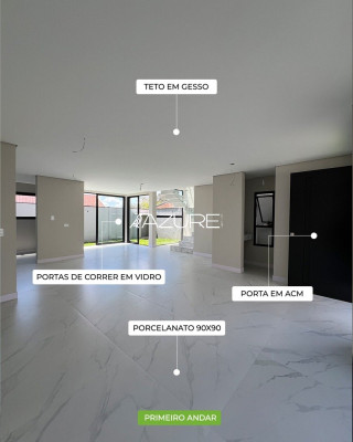 Triplex com 3 quartos em Santa Felicidade