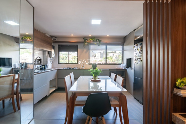 Apartamento semi-mobiliado, 2q, no Bacacheri